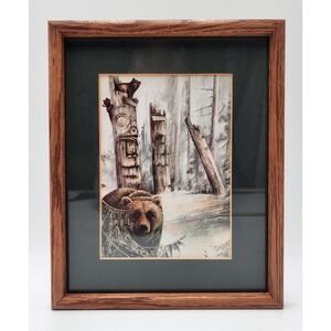 SUE COLEMAN THE POWER‎ OF THE BEAR FRAMED ART